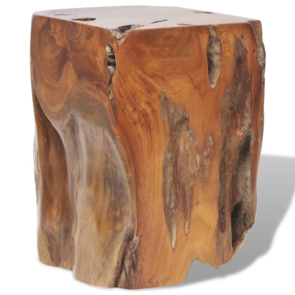 vidaXL Stool Solid Teak Wood-1