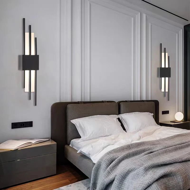 Modern style bedroom LED wall lamp