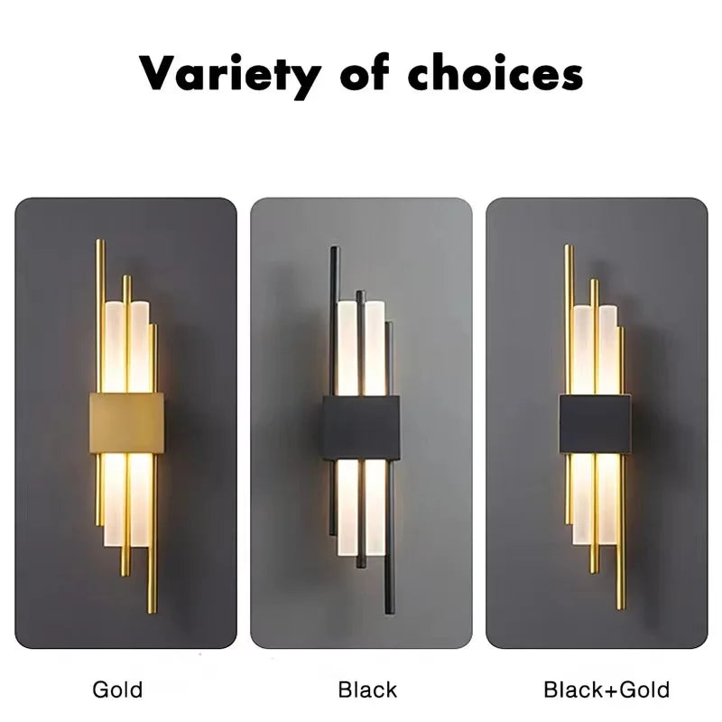 Modern style bedroom LED wall lamp