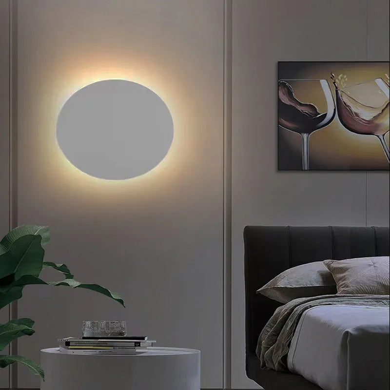 Modern minimalist touch sensing wall lamp