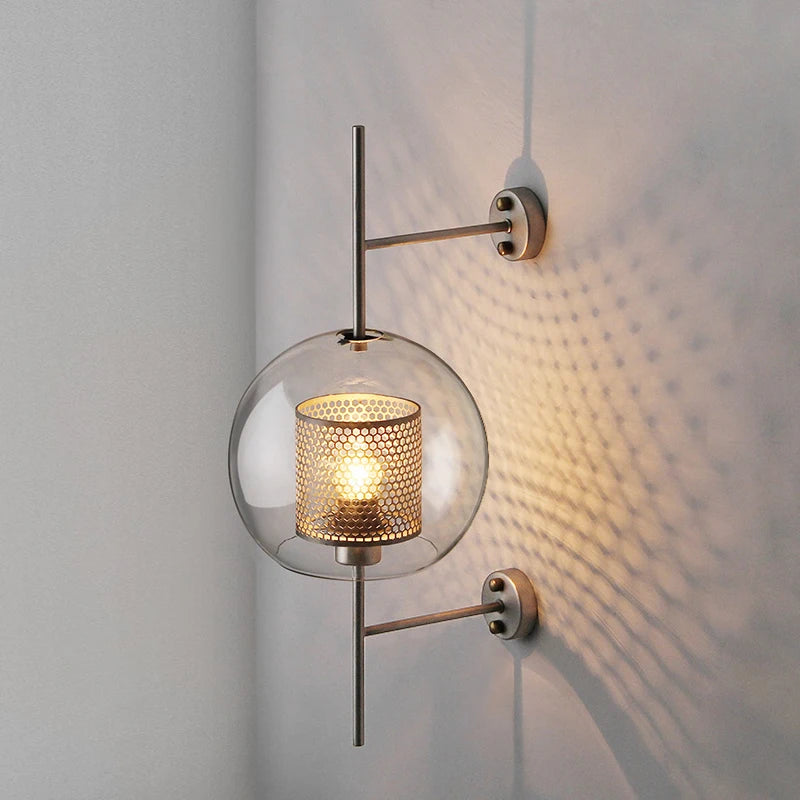 Modern Glass Wall Lamp