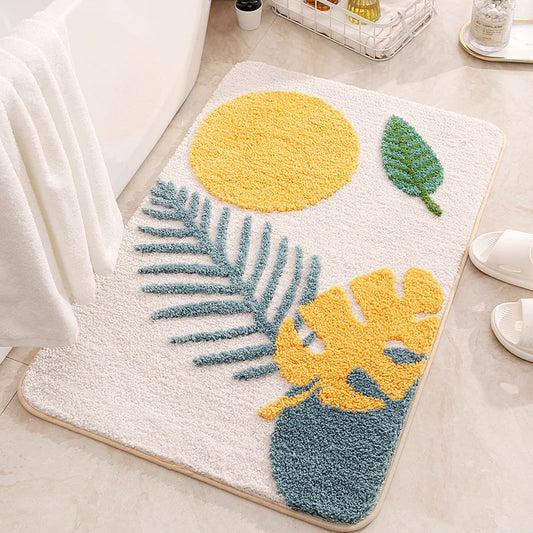 Leaves Bathroom Rug