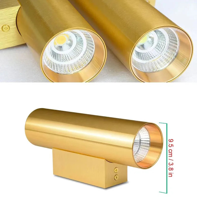 Aluminium Alloy LED Round Tube Wall Lamp