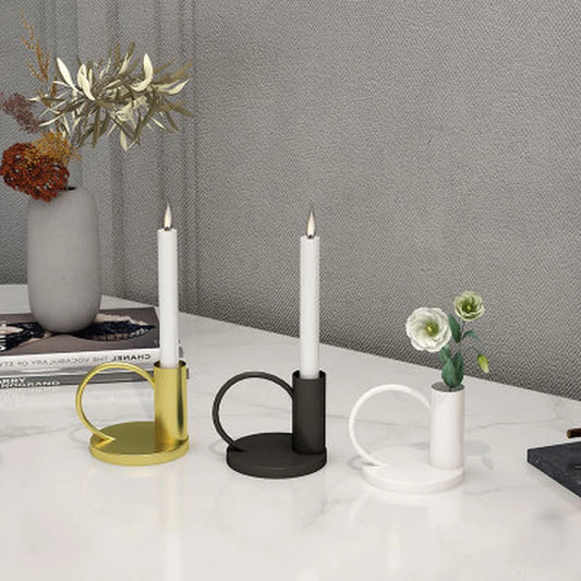 Nordic Style Geometric Candle Holder