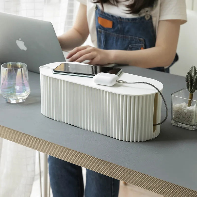 Large plug board storage box