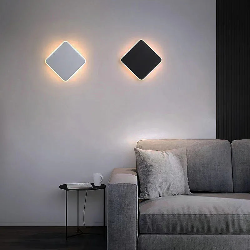 Modern minimalist touch sensing wall lamp